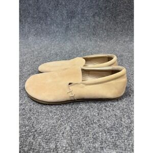 Rhizal Brio Barefoot Shoes Womens Size 6 Tan Leather Grounding Slip On Loafers